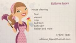 Edilaine Lopes, House Cleaning, 774-291-1887