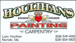 Houlihan Painting and Carpentry, 508-541-4162