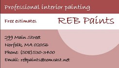 REB Paints, 508-530-3400