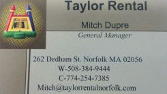 Taylor Rental, 508-384-9444