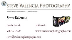 Steve Valencia Photography, 508-553-9635